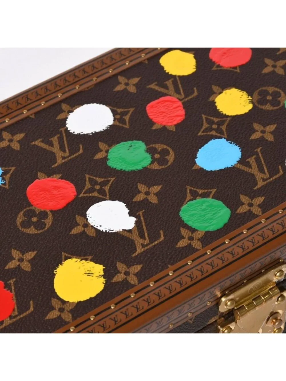 Louis Vuitton Super Rare Watch Trunk LV YK Yayoi Kusama Coffret